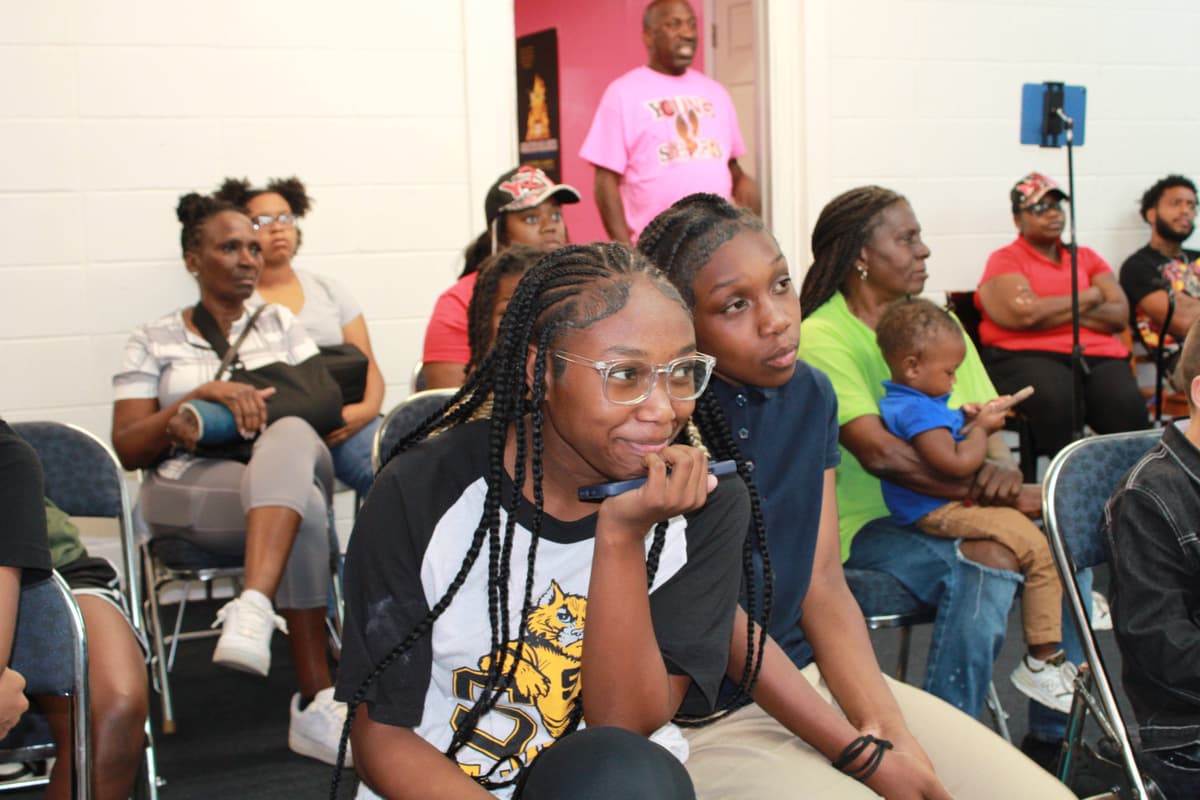 Teen engagement and learning at Step Up Thursdays